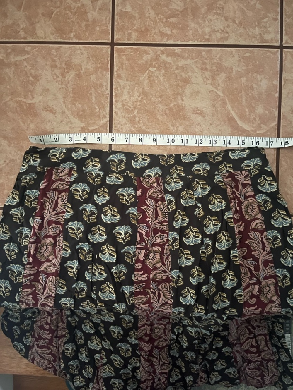 ❤️Natural Life Mix It Up Bohemian Patchwork Maxi Skirt - Picture 2 of 2